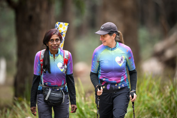 Indrani Tharmanason lost her daughter Tash, a doctor, to depression and suicide. Now she wants other young medical workers to receive better support. She is walking the Coastrek in a team called ‘Travelling with Tash’.