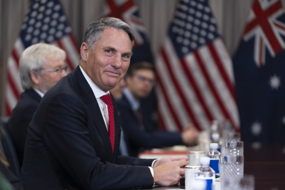 Deputy Prime Minister and Defence Minister Richard Marles at the Pentagon. 