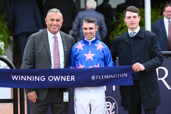 John Kanga (left) wants to overhaul the board of the Melbourne Racing Club.