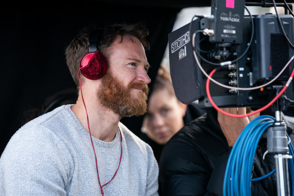 Josh Lawson directing Long Story Short.