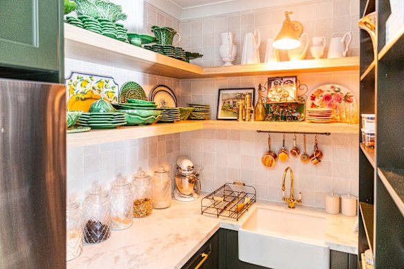 The butler’s pantry. Vickii says she loved to cook in the kitchen.