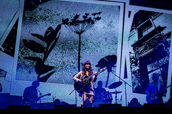 Higgins crisscrosses genres in a manner that has become her signature sound. 