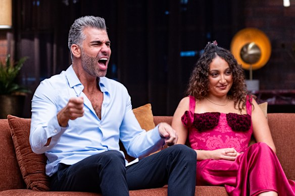 Joel and Juliette in MAFS: After the Dinner Party. 