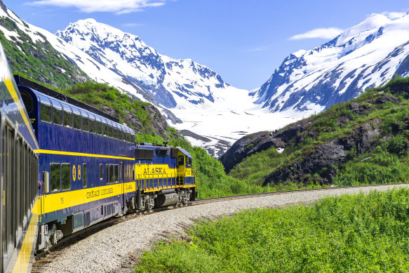 Alaska Railroad … it only takes three minutes for this four-hour journey to become spectacular.