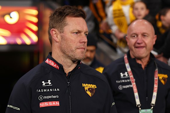 Hawthorn coach Sam Mitchell was not as certain about how he felt after Saturday night’s draw against Collingwood.