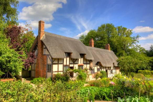 Visit National Trust sites, like Anne Hathaway’s Cottage, where William Shakespeare’s wife lived as a child.
