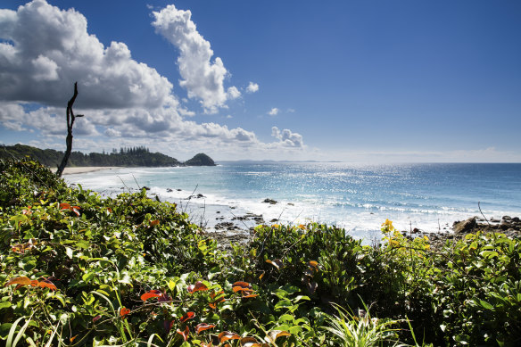 Morning light on Port Macquarie’s Shelly Beach.