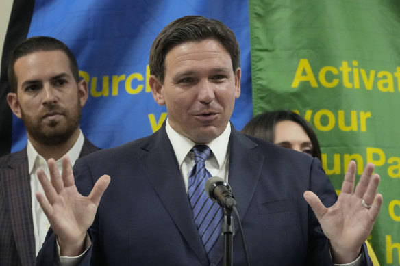 Florida Governor Ron DeSantis.