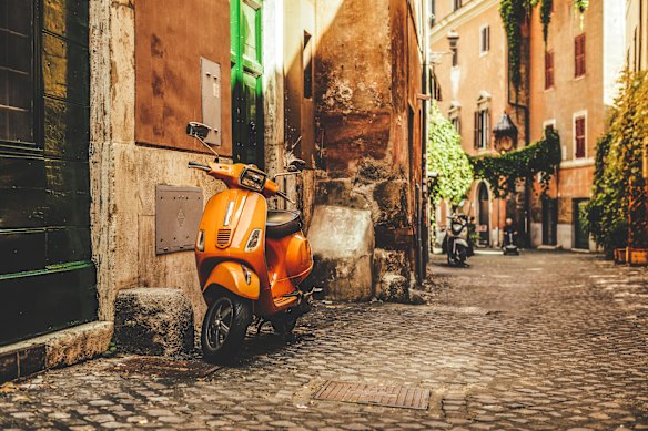 Trastevere, one of Rome’s favourite food neighbourhoods.