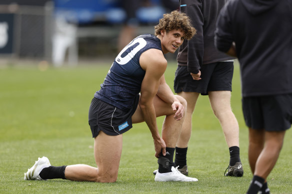 Charlie Curnow is no certainty to make the trip to Brisbane.