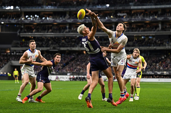 Rory Lobb was granted his wish to be traded from Fremantle and sent off to the Western Bulldogs at the end of 2022.