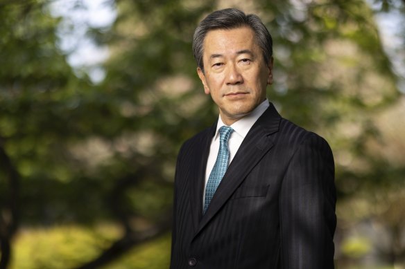 Former Japanese ambassador Shingo Yamagami. 