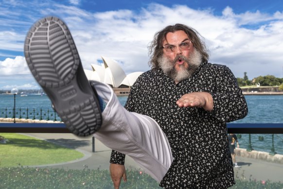 Actor Jack Black is in Australia for the release of Kung Fu Panda 4.