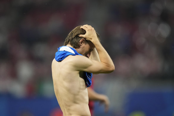 A heartbroken Luka Modric was almost the hero for Croatia.