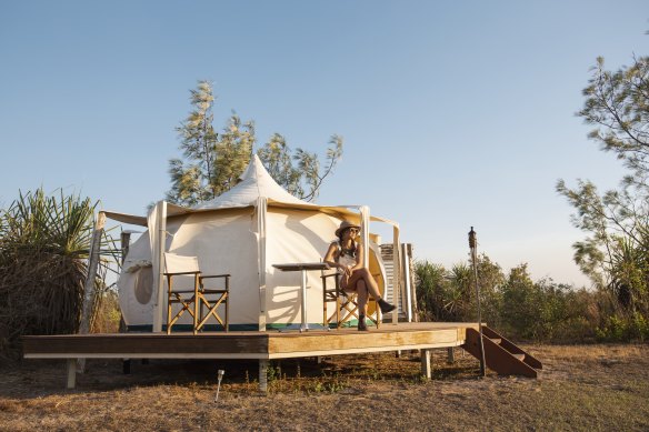 Glamping is one way to experience the Top End.