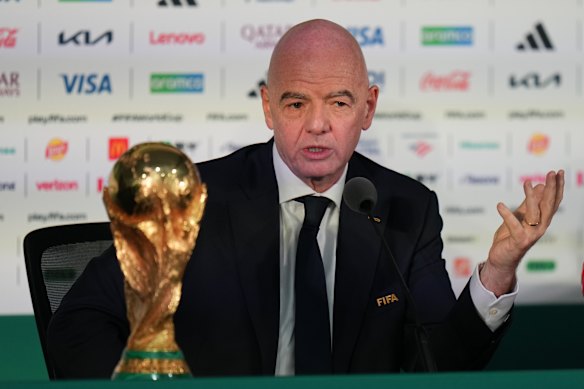 Gianni Infantino salary has been questioned.