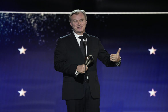 Oppenheimer director Christopher Nolan at the 29th Critics Choice Awards