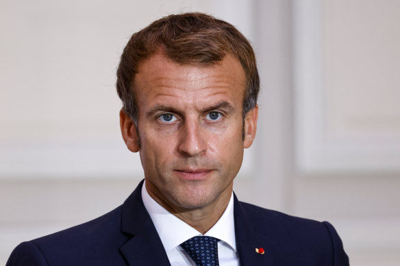 French President Emmanuel Macron said: “We must, as Europeans, take our part in our own protection”.