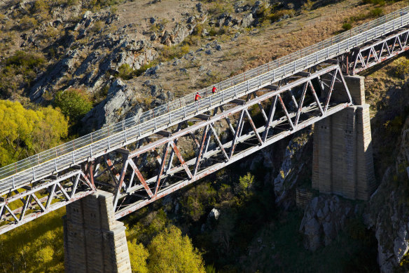 New Zealand’s Otago Central Rail Trail.