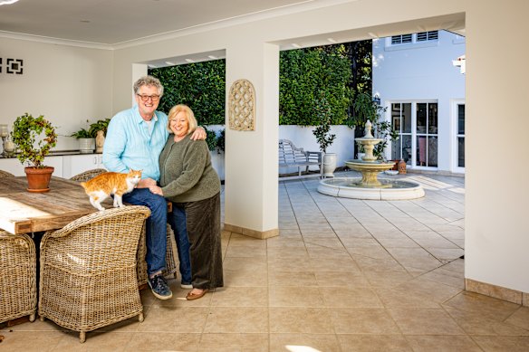 James and Vickii Scott are selling but they have loved their time in the Turramurra home.