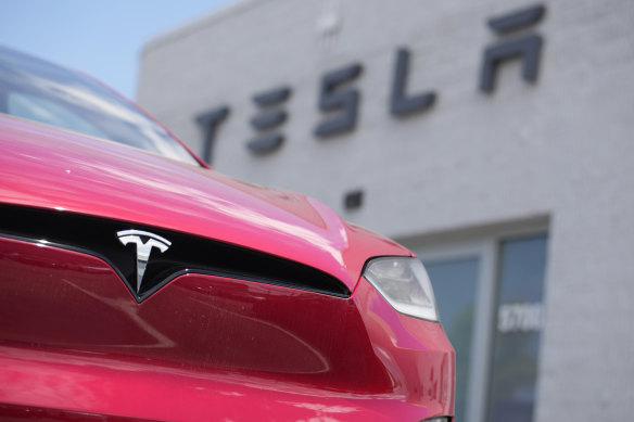 Tesla is at odds with the peak car maker lobby group over electric vehicle policy.