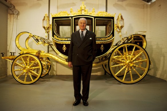 Jim Frecklington, designer and builder of the Diamond Jubilee State Coach, 2011.