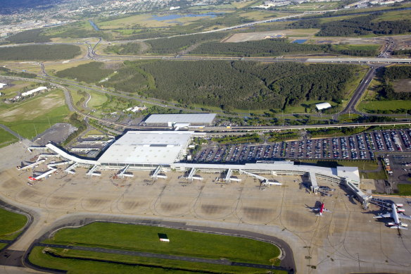 Brisbane Airport’s international terminal will be gradually replaced by a new terminal closer to both runways.