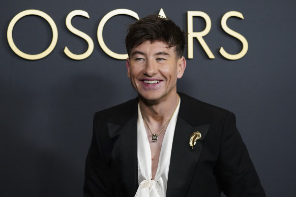 Barry Keoghan arrives at the 15th Governors Awards in Los Angeles in November 2024. 