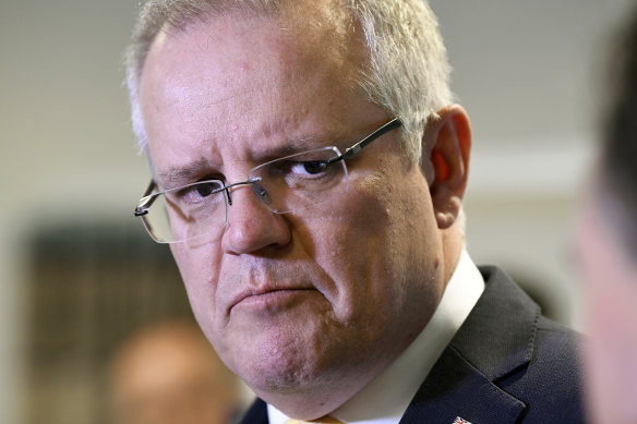 Prime Minister Scott Morrison's office inadvertently sent its talking points to the media on Monday.