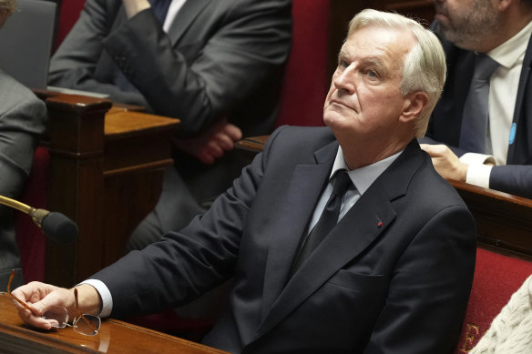The no-confidence vote against French Prime Minister Michel Barnier saw both sides of politics unite.