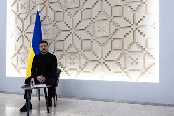 Volodymyr Zelensky  criticised the talks as a “staged, empty process”.