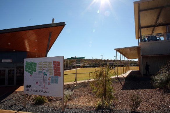 BHP’s Mulla Mulla camp is the scene of one of the alleged rapes. 