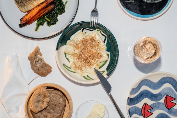 The menu at Maiami reinterprets Mediterranean classics.