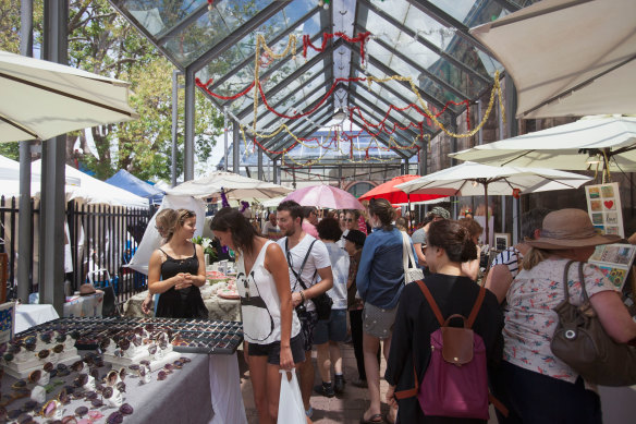 Creative incubator: the Paddington Markets have been held on the grounds of the Paddington Uniting Church every Saturday for 50 years.