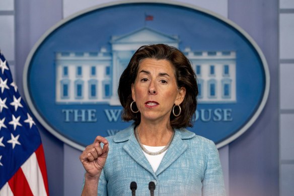 US Commerce Secretary Gina Raimondo