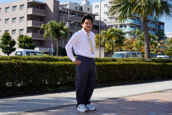 Tokyo resident Yuta Hiwatashi, who works in construction management. 