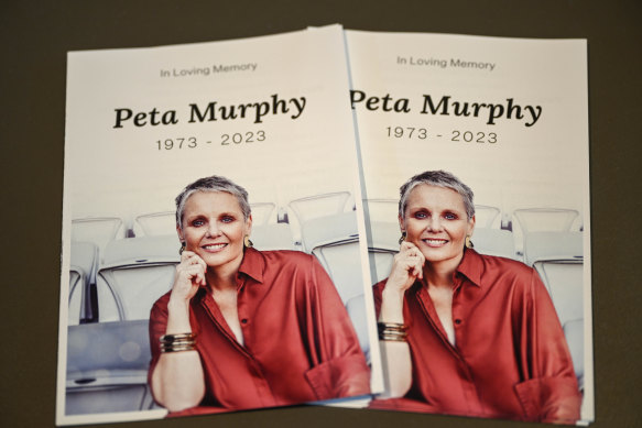 A memorial service for federal Labor MP Peta Murphy was held on Friday in the Olympic Room at the MCG.