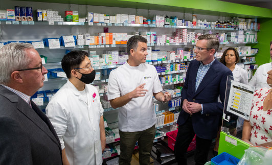 Premier Dominic Perrottet said expanding the role of community pharmacists would take pressure off GPs.