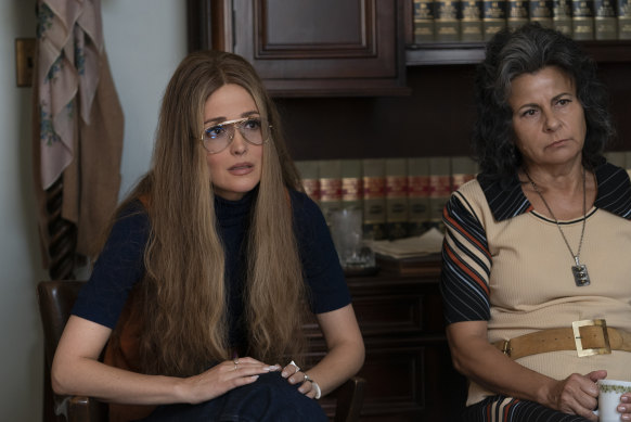 Rose Byrne as Gloria Steinem, Tracey Ullman as Betty Friedan. 