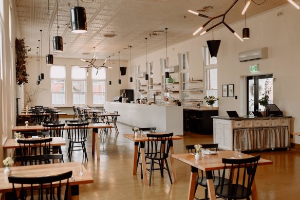 The Agrarian Kitchen dining room.