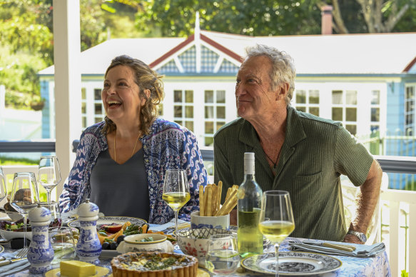 Golden oldies: Greta Scacchi and Bryan Brown in Darby and Joan.