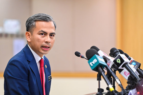 Malaysia’s Communications and Digital Minister Ahmad Fahmi Fadzil in 2022.