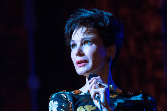 Globe frontrunner: Renée Zellweger captures Judy Garland’s fragility and the sense of defeat that plagued her at the end. 