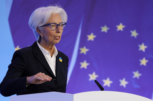 ECB president Christine Lagarde has signalled a European exit from the unconventional policies it has presided over since the 2008 financial crisis.