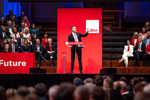 Chris Minns warned Labor delegates that One Nation was coming for their voters.