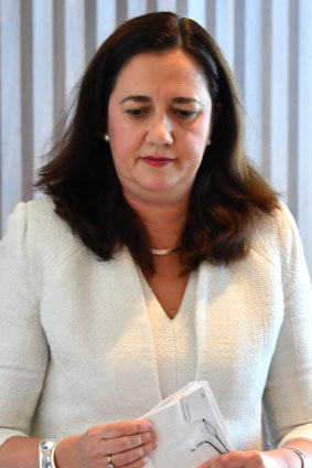 Annastacia Palaszczuk confirmed she made the decision to veto the loan, not the CBRC.