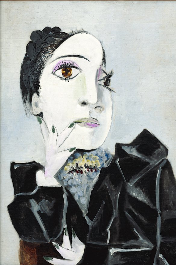 Pablo Picasso’s Dora Maar with Green Fingernails, 1936.