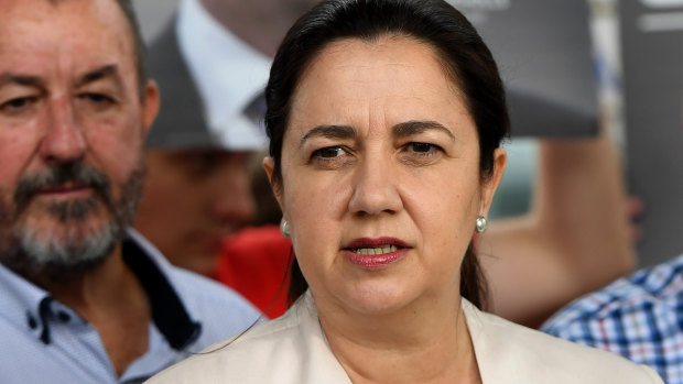 Premier Annastacia Palaszczuk will make revenge porn a criminal offence if her government is reelected on Saturday.