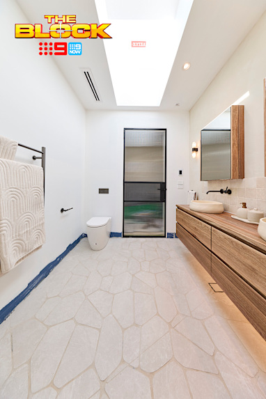 EMBARGO 30/8 The Block 2026 Lisa and Rosco Main Ensuite Reveal
