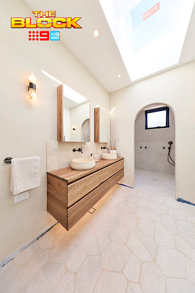 EMBARGO 30/8 The Block 2026 Lisa and Rosco Main Ensuite Reveal